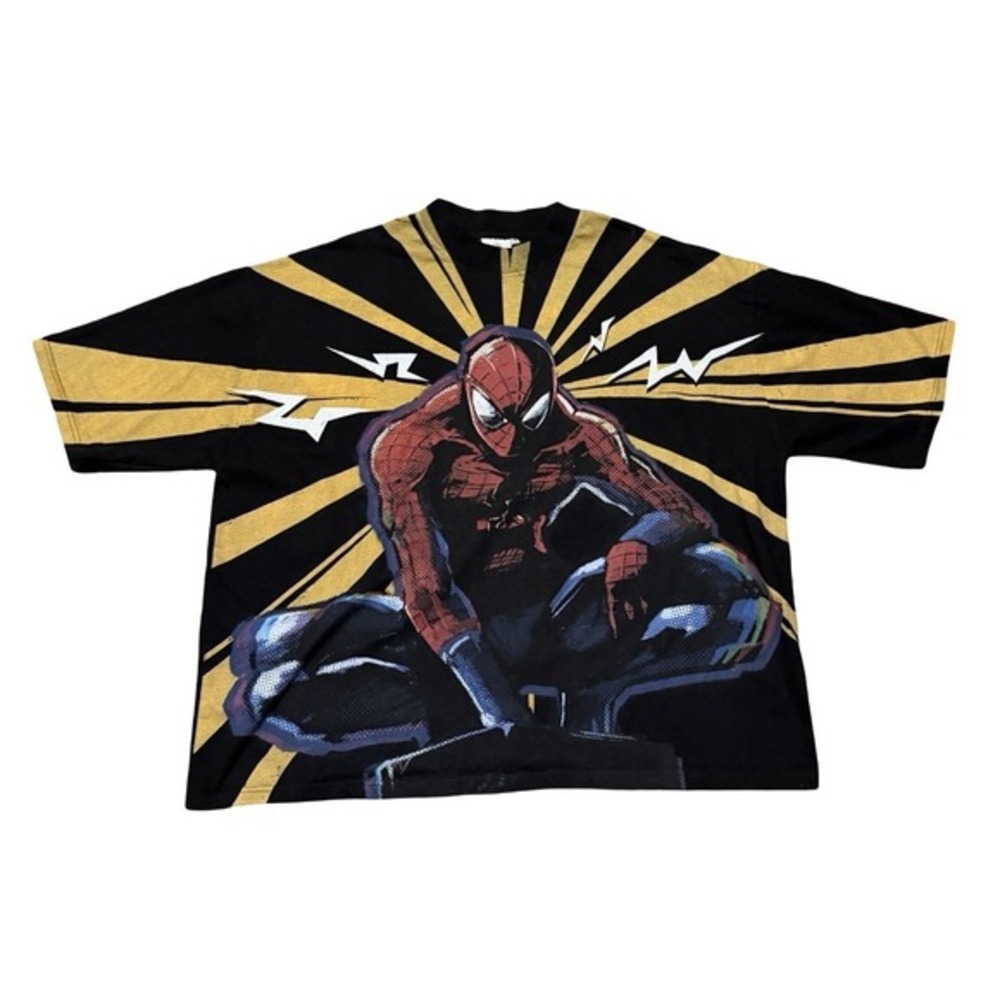 Spider-Man Bootleg T Shirt 2XL Oversized‎ Vigil Graphic Marvel Style Tee